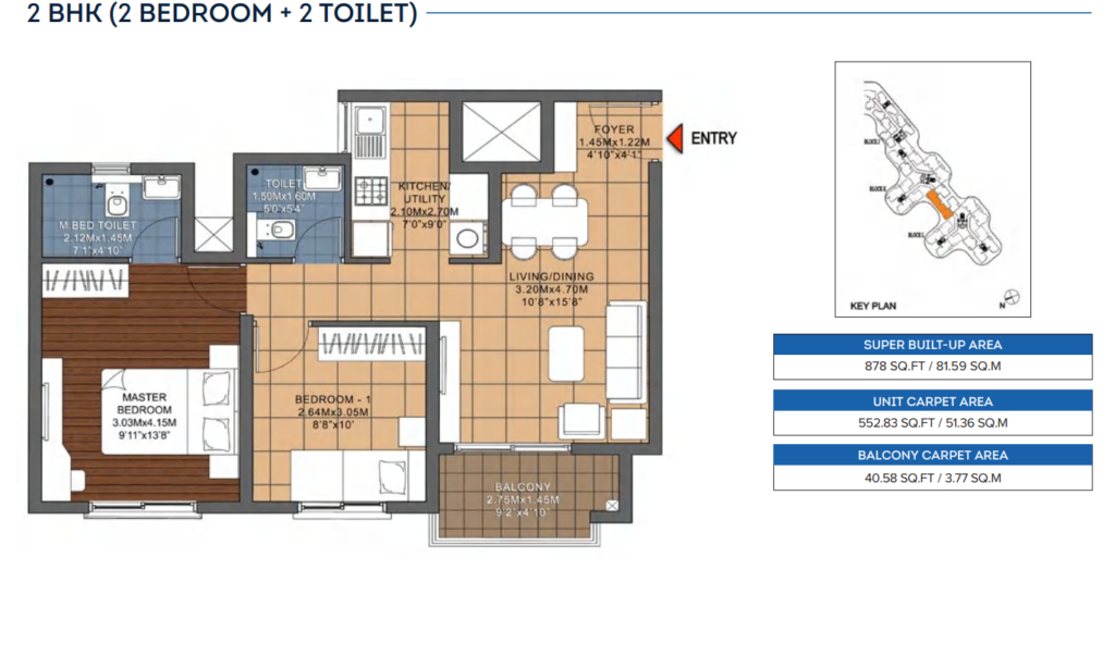 brigade ivory 2bhk 2