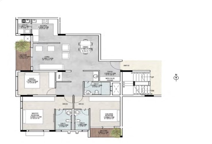 brigade millenium annexe unit plan3 real 3