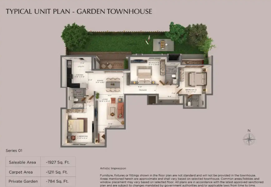 provident deans gate unit plan2