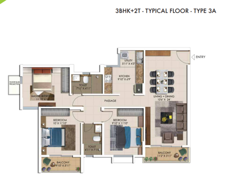 sattva cubix 3bhk 6 real