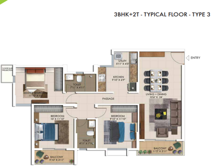 sattva cubix 3bhk5 real